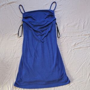 21 Saints Blue Mini Dress